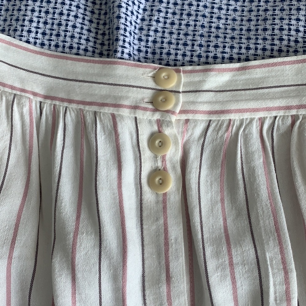 Zara A Line striped midi Skirt - Picture 4 of 4